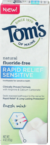 TOM'S OF MAINE Fluoride-Free Toothpaste