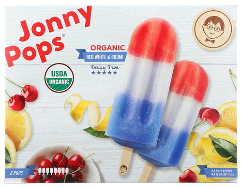 JONNY POPS Ice Pop Red, White + Boom