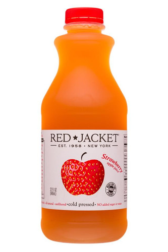 RED JACKET Cold Pressed Strawberry Apple Juice (12oz)