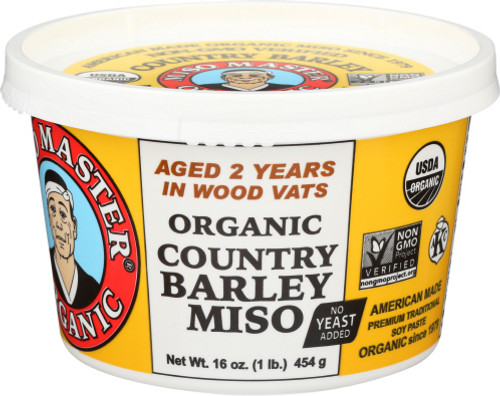 MISO MASTER Organic Country Barley Miso Soy Paste