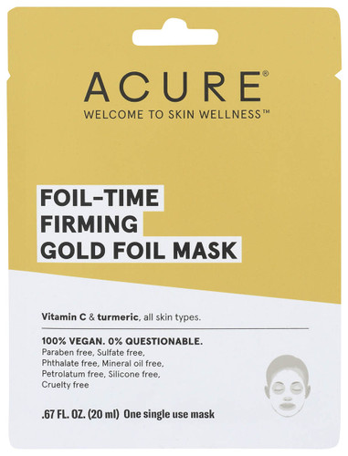 ACURE Firming Gold Foil Mask 1ct.