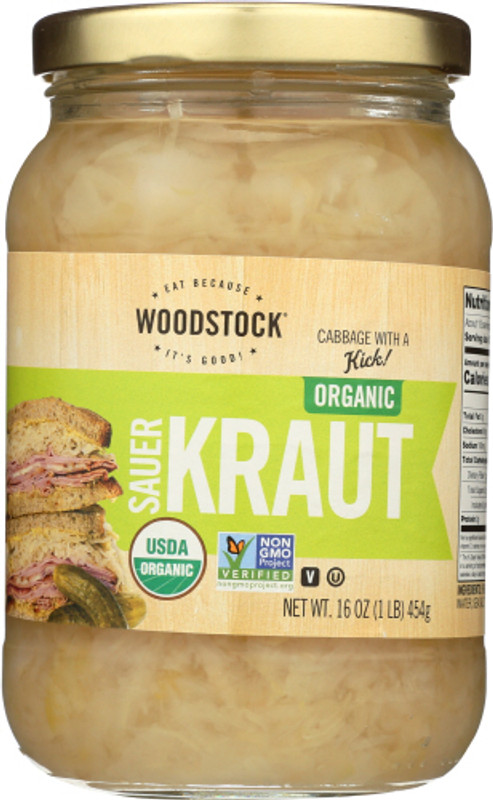 WOODSTOCK Organic Sauerkraut 16oz