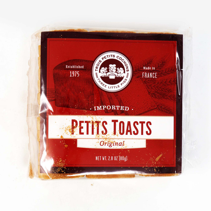 LES TROIS Petits Toast Imported Whole Wheat