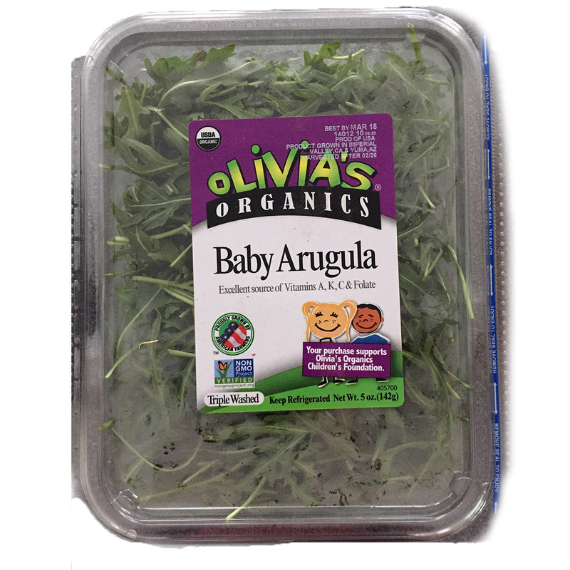 OLIVIA'S Organic Baby Arugula 5oz.