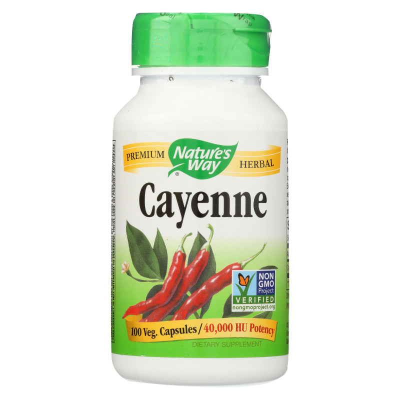 NATURE'S WAY Supplements Cayenne Pepper 100ct.