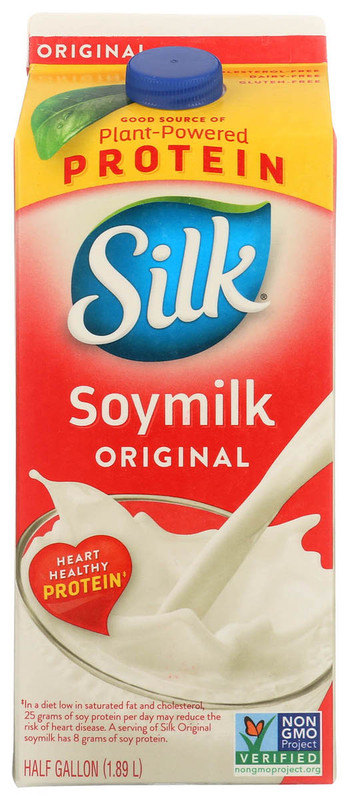 SILK Soy Milk Plain 0.5gal