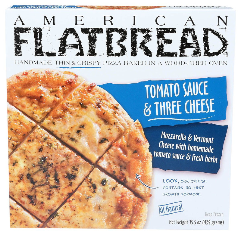 AMERICAN FLATBREAD Tomato Sauce & Three Cheese Pizza