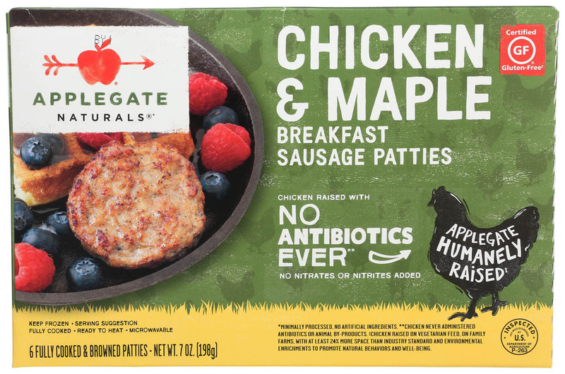 APPLEGATE NATURALS Chicken & Maple Breakfast Sausage Patties