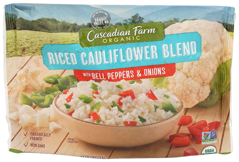 CASCADIAN FARM Riced Cauliflower with Bell Peppers & Onions
