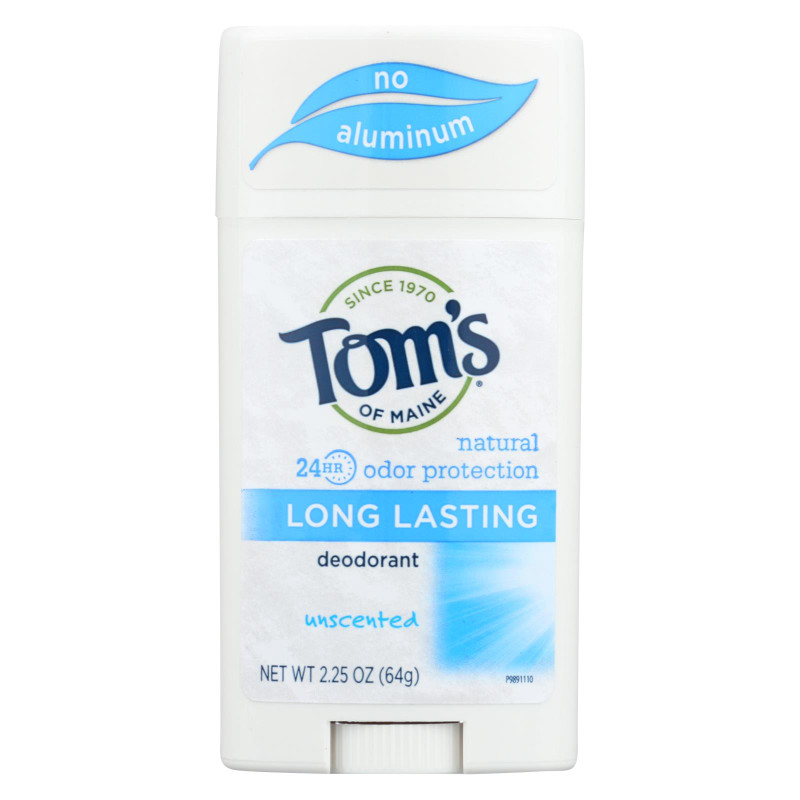 TOM'S OF MAINE Natural Long Lasting Deodorant Stick Unscented