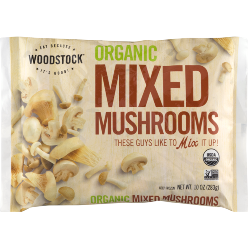 WOODSTOCK Organic Frozen Mixed Mushrooms