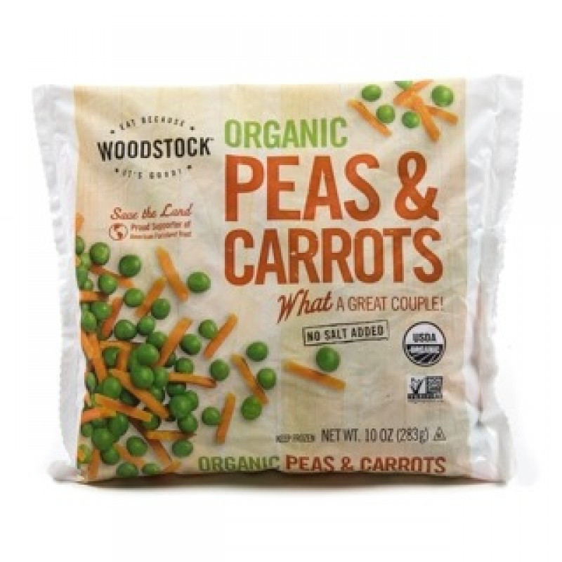 WOODSTOCK Organic Frozen Peas & Carrots