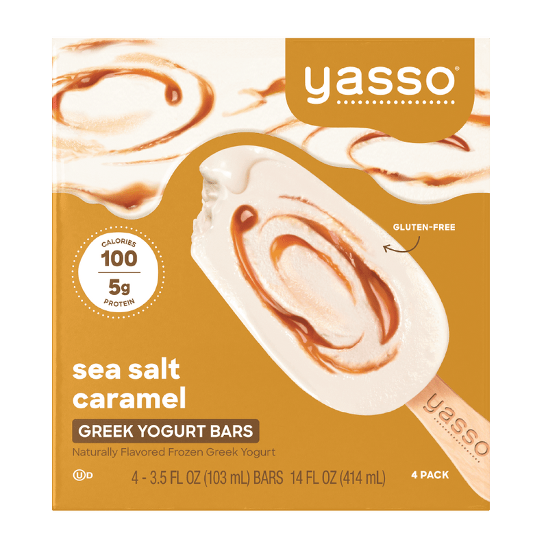 YASSO Bar Frozen Greek Yogurt Sea Salt Caramel