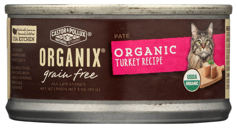 CASTOR & POLLUX Organic Cat Turkey Pate