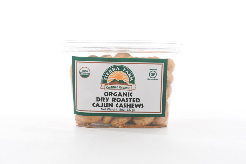 TIERRA FARMS Organic Dry Roasted Cajun Cashews