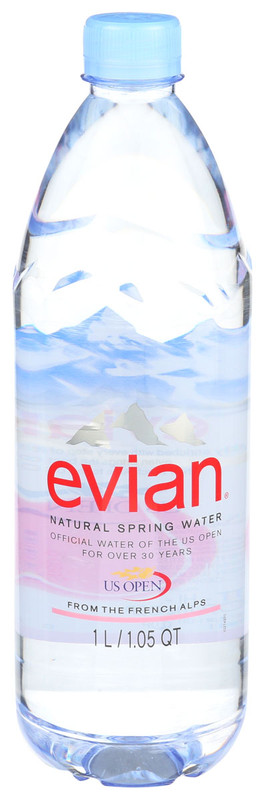 EVIAN Spring Water Plastic 1L