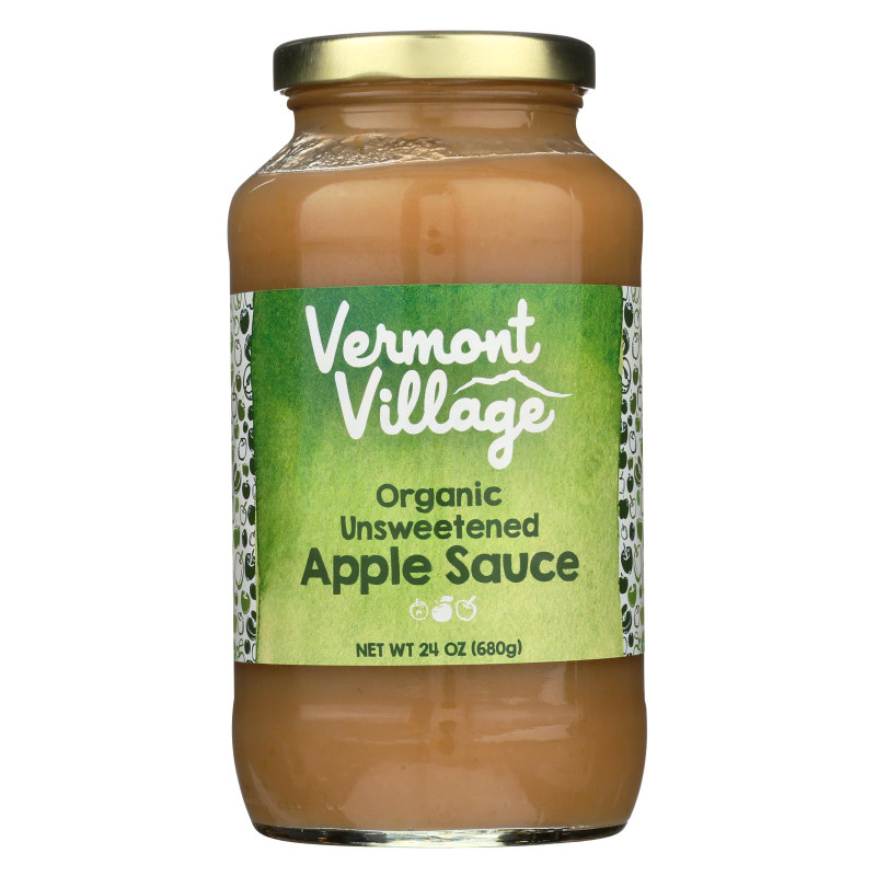 VERMONT VILLAGE Organic Unsweetened Apple Sauce