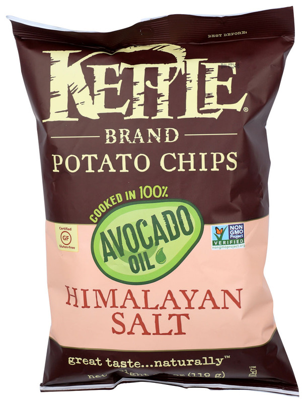 KETTLE Avocado Oil Potato Chips, Himalayan Salt