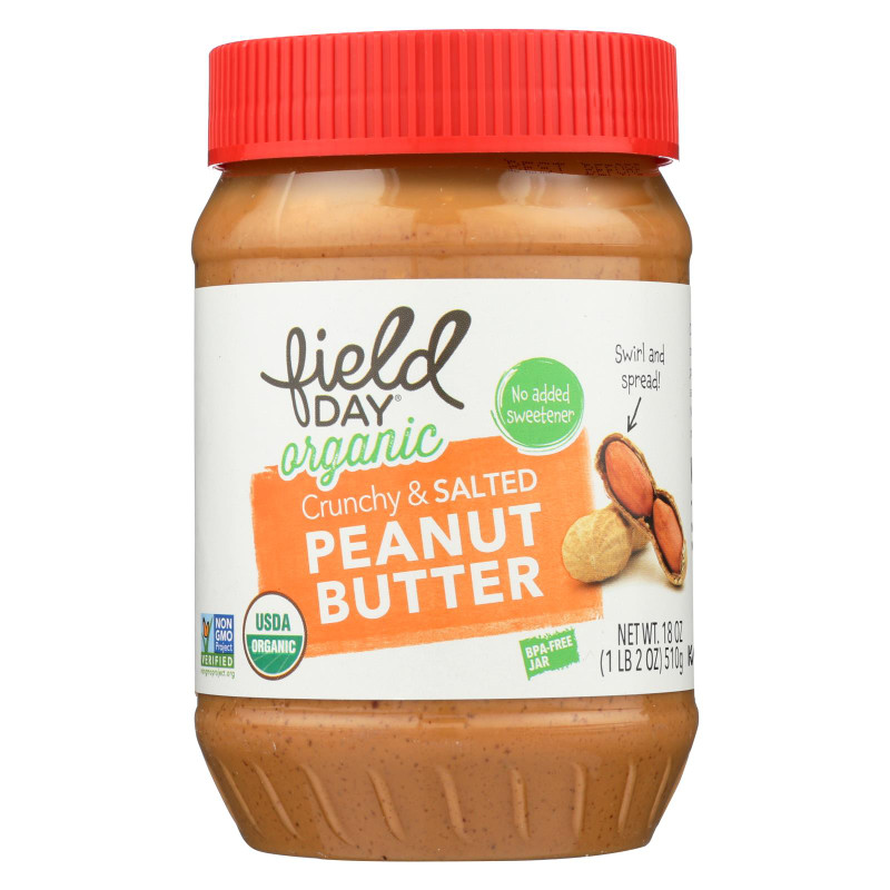 FIELD DAY Organic Peanut Butter Crunchy Salted