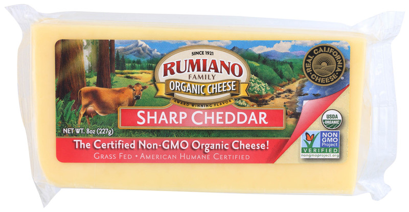 RUMIANO Organic Cheese Cheddar Sharp