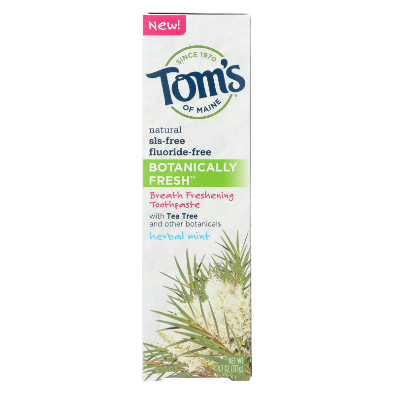 toms botanically fresh toothpaste