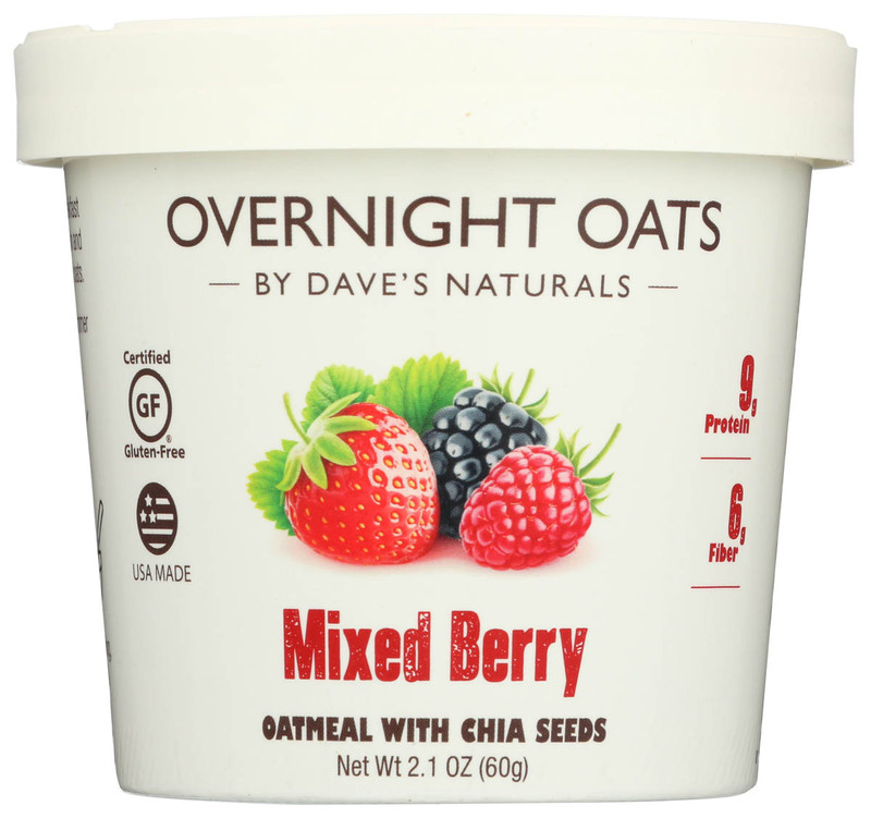 DAVE'S GOURMET  Overnight Oats Mixed Berry