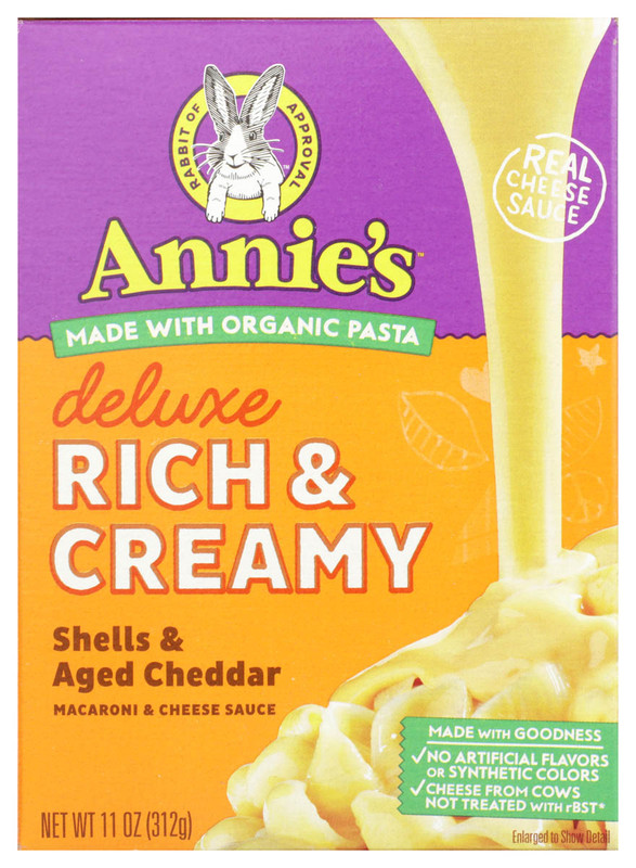 ANNIE'S Shells & Aged Cheddar Deluxe