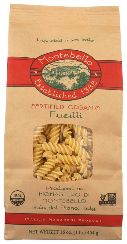 MONTEBELLO Organic Pasta Semo Fusilli