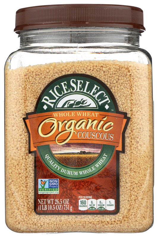 RICE SELECT Organic Couscous Whole Wheat