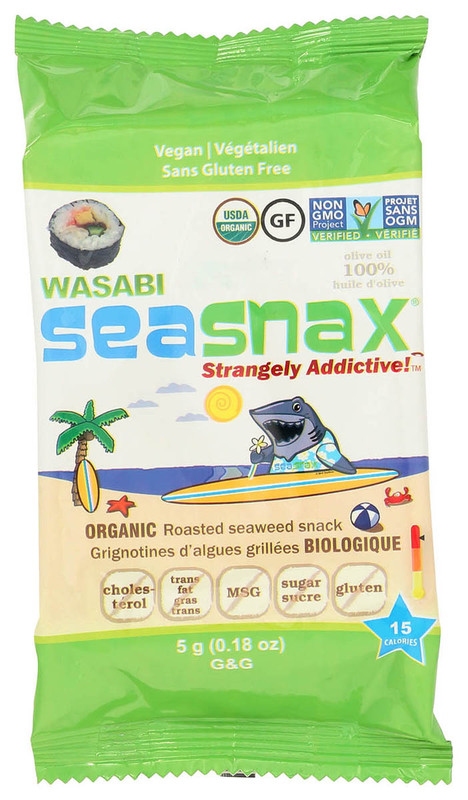 SEASNAX Seaweed Snack Wasabi Roasted