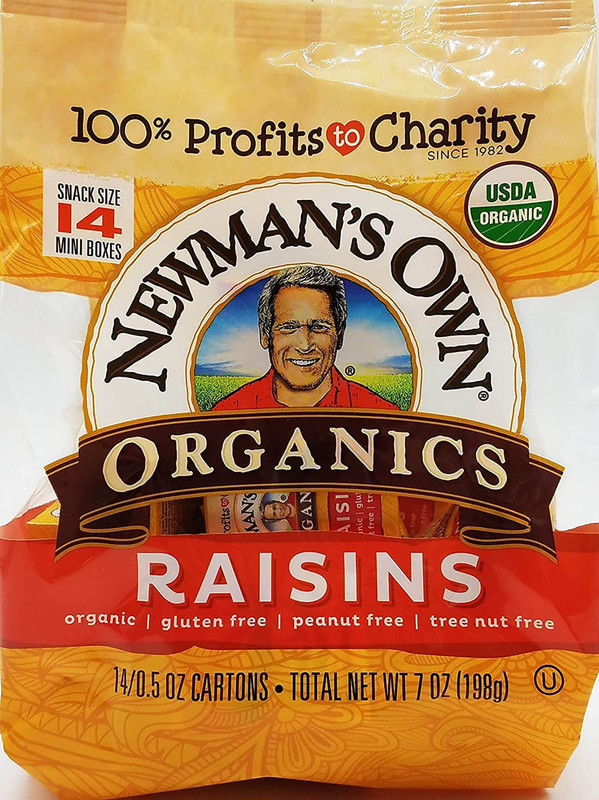 NEWMAN'S OWN Raisins Box 14ct.