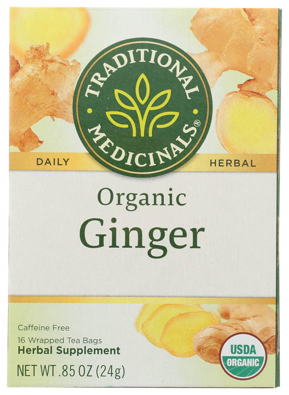 TRADITIONAL MEDICINALS Ginger Tea Organic 16ct