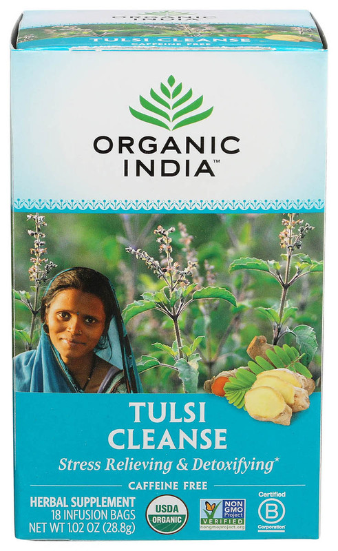 ORGANIC INDIA Tea Tulsi Cleanse 18ct