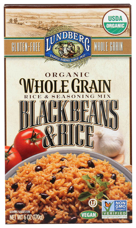 LUNDBERG Organic Rice Whole Grain Black Beans