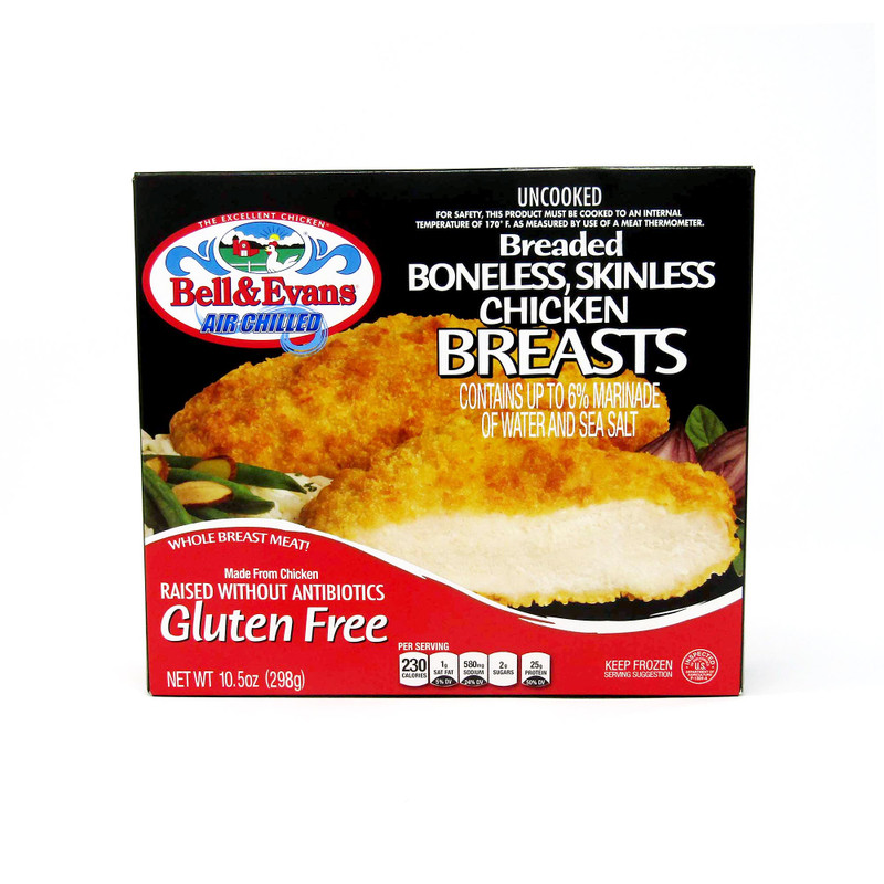 BELL & EVANS Breaded, Boneless, Skinless Chicken Breasts