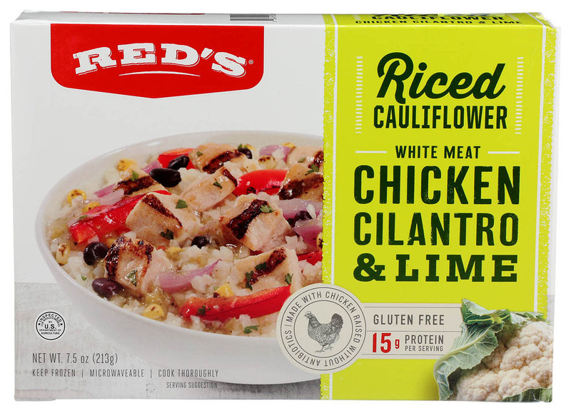 RED'S Riced Cauliflower Bowl w/ Chicken, Cilantro & Lime