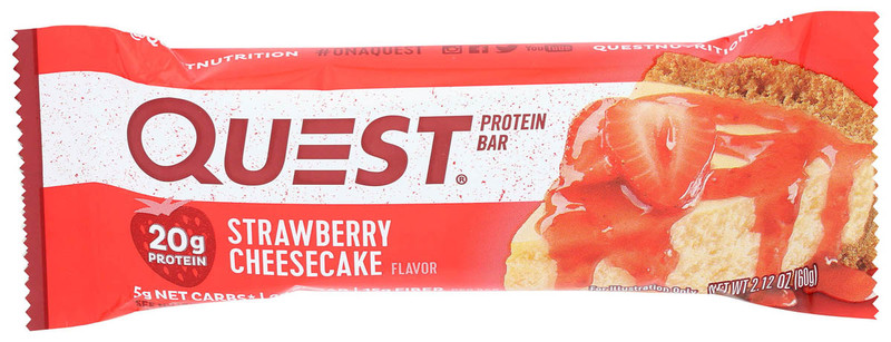 QUEST Bar Strawberry Cheesecake