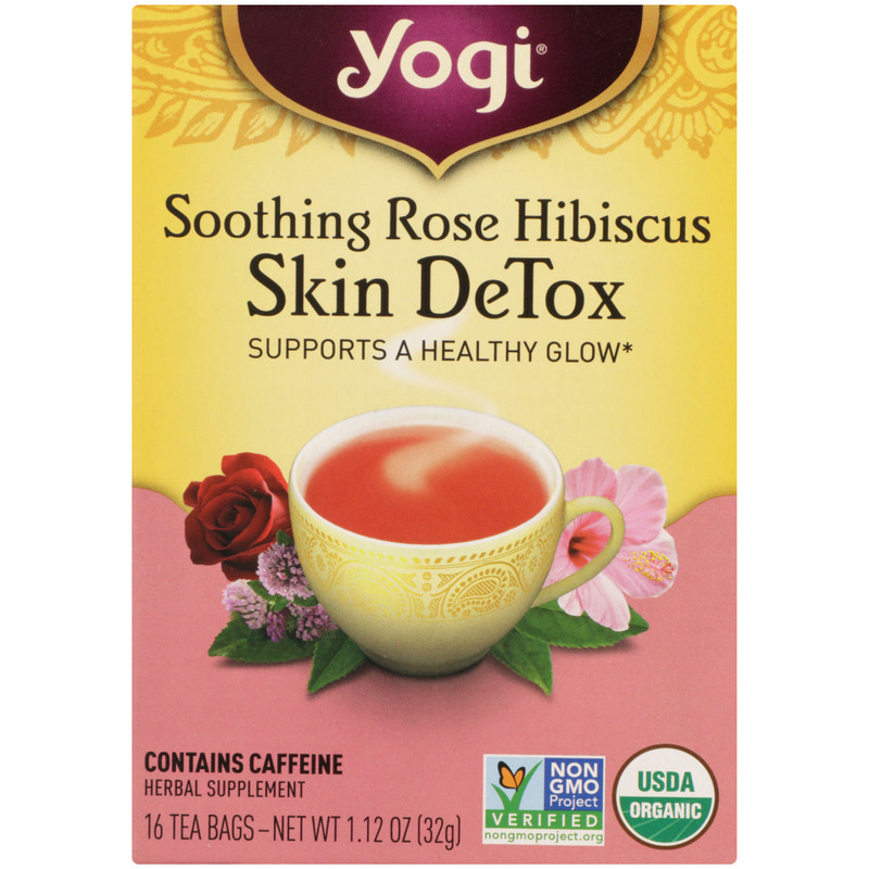 YOGI TEA CO Soothing Rose Hibiscus Skin Detox