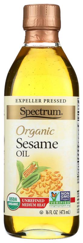 SPECTRUM NATURALS Organic Unrefined Sesame Oil