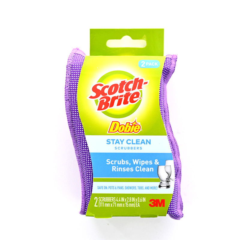 SCOTCHBRITE Stay Cleaner Sponge 2ct