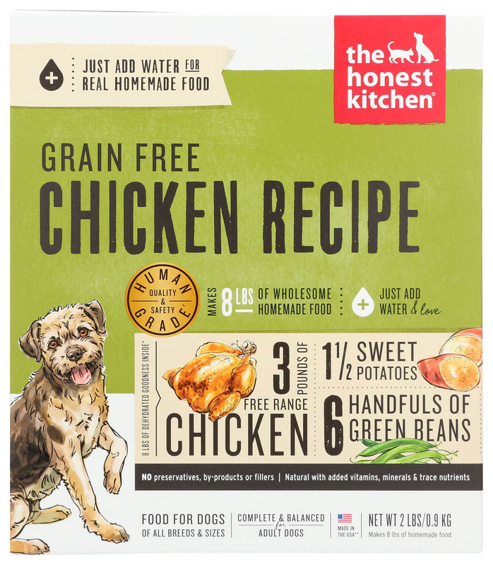 THE HONEST KITCHEN Grain Free Chicken Recipe Dehydrated Dog Food