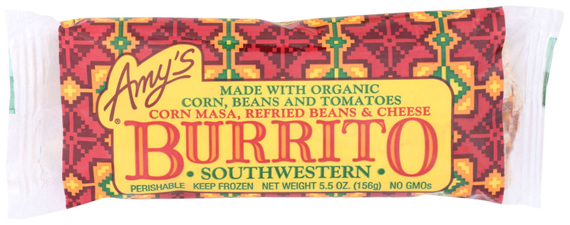 AMY'S Organic Southwestern Burrito with Corn, Beans, & Tomatoes