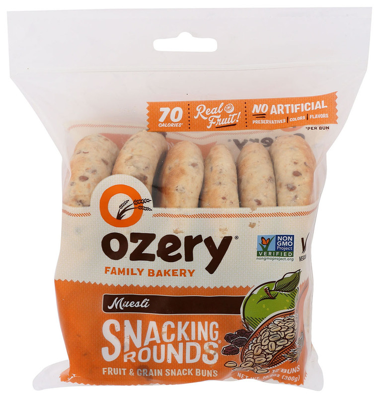 OZERY FAMILY BAKERY Snacking Rounds, Muesli