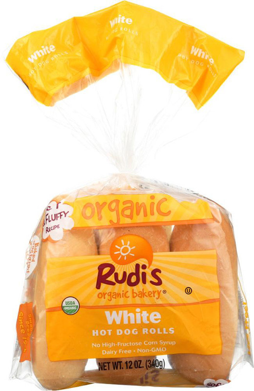 RUDI'S White Hotdog Buns