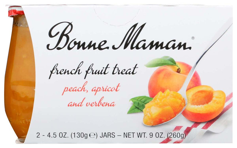 BONNE MAMAN Fruit Spread Peach, Apricot + Verbena