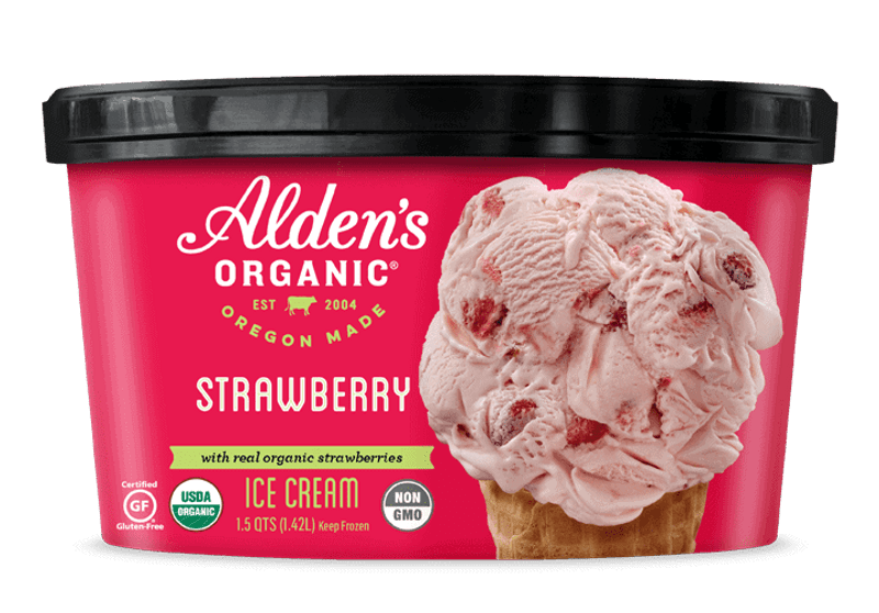 Alden's Ice Cream Strawberry 48oz
