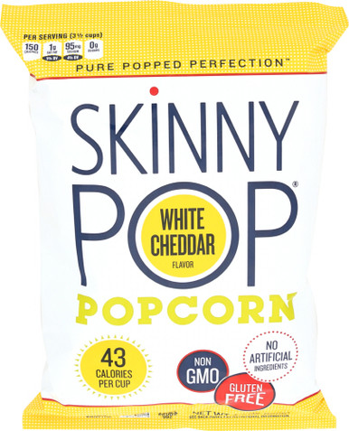 SKINNYPOP Popcorn Ultra Lite White Cheddar - Elm City Market