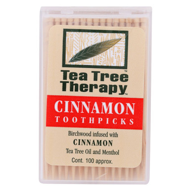 tea tree oil toothpicks