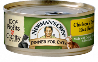 Newman's own canned sales cat food