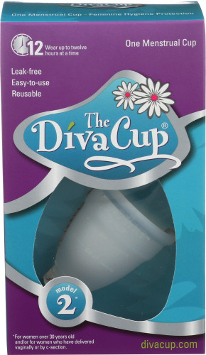  DivaCup - BPA-Free Reusable Menstrual Cup - Leak-Free